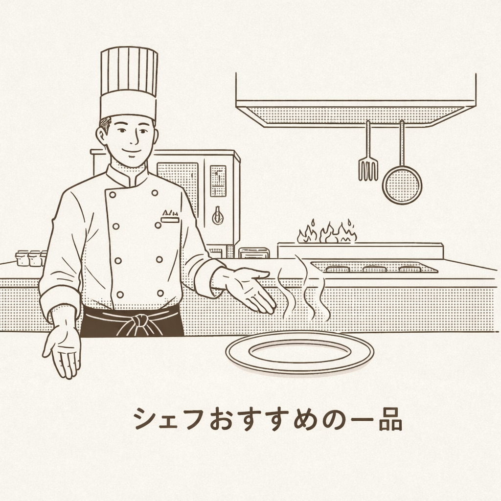 シェフおすすめの一品